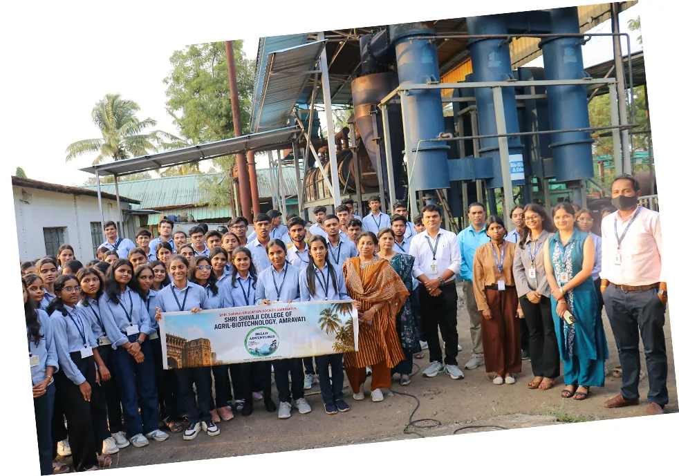Shri Shivaji College of Agri-Biotechnology, Amravati, students on an industrial visit